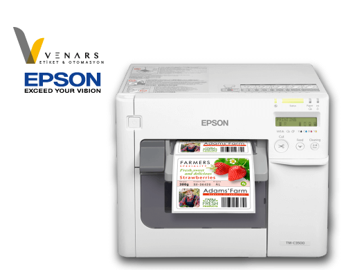 EPSON CW-C3500 RENKLİ ETİKET YAZICI